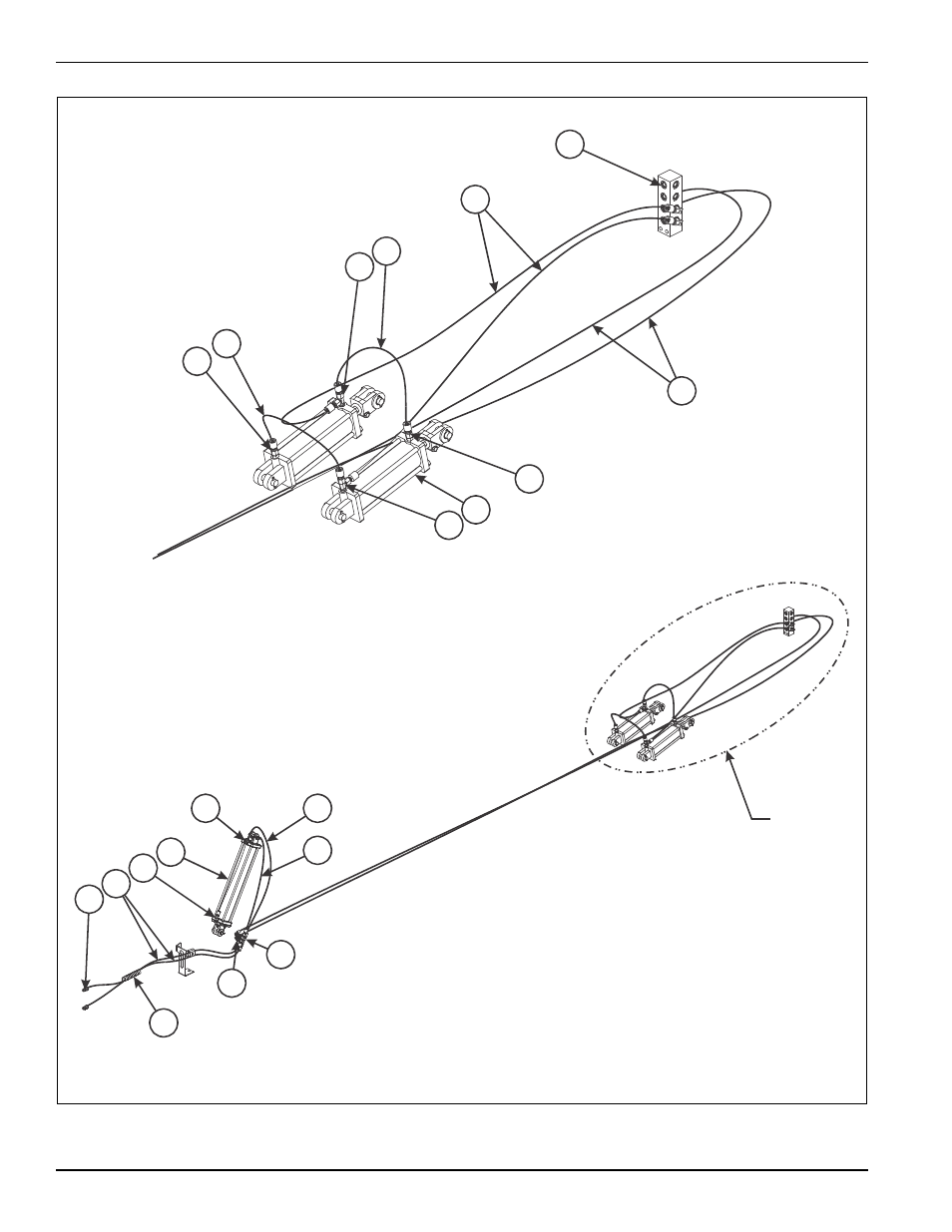 Figure 2-23: hitch lift hydraulic assembly, Ges 2-34 | Landoll 4630-36 Folding Seeder Parts Manual v.F-641-0313 03/2013 User Manual | Page 40 / 70