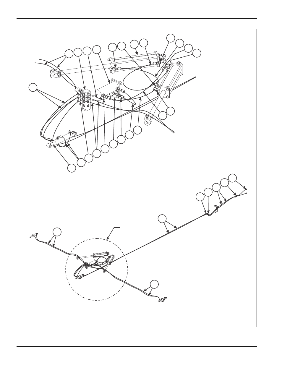 Figure 2-24: wing fold hydraulic assembly, 36 - 2-37 fo | Landoll 4630-36 Folding Seeder Parts Manual v.F-641-0313 03/2013 User Manual | Page 42 / 70