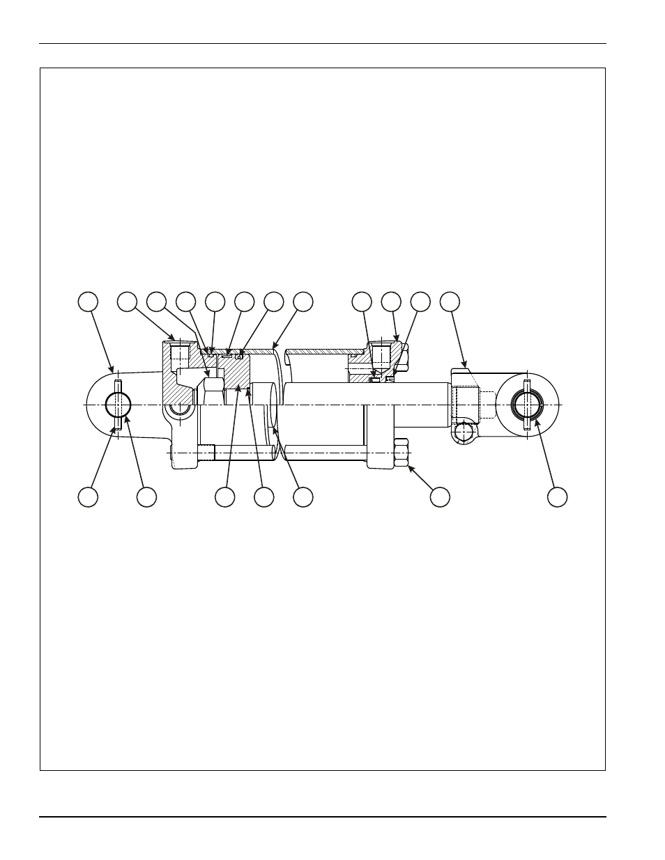 Figure 2-28: 4 x 10 hydraulic cylinder | Landoll 4630-36 Folding Seeder Parts Manual v.F-641-0313 03/2013 User Manual | Page 50 / 70