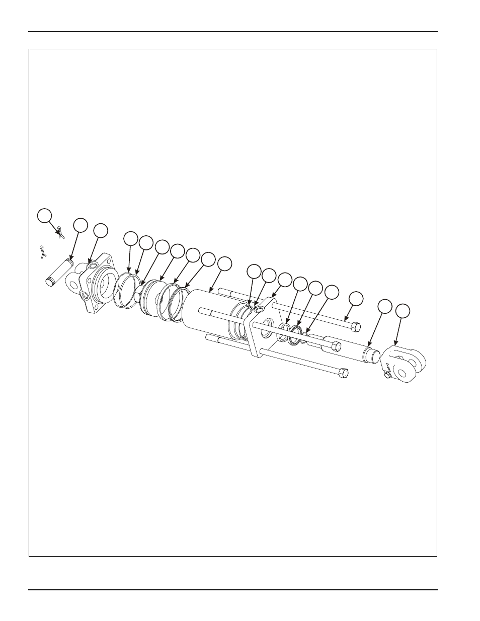 Figure 2-29: 4 x 8 hydraulic cylinder | Landoll 4630-36 Folding Seeder Parts Manual v.F-641-0313 03/2013 User Manual | Page 52 / 70