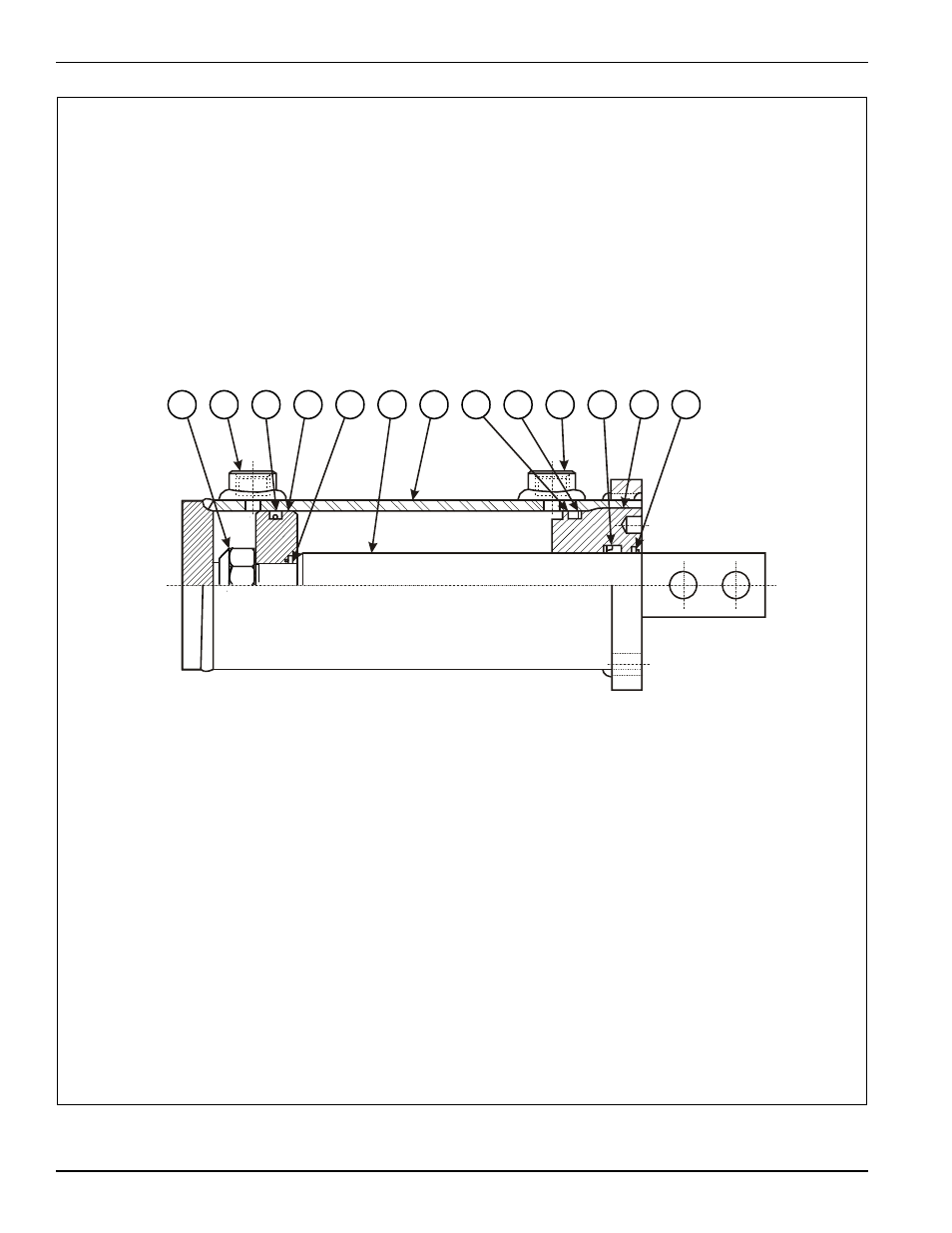 Figure 2-30: 3-1/2 x 6” hydraulic cylinder | Landoll 4630-36 Folding Seeder Parts Manual v.F-641-0313 03/2013 User Manual | Page 54 / 70