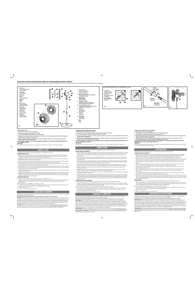 Belson WSF1611 User Manual | 2 pages