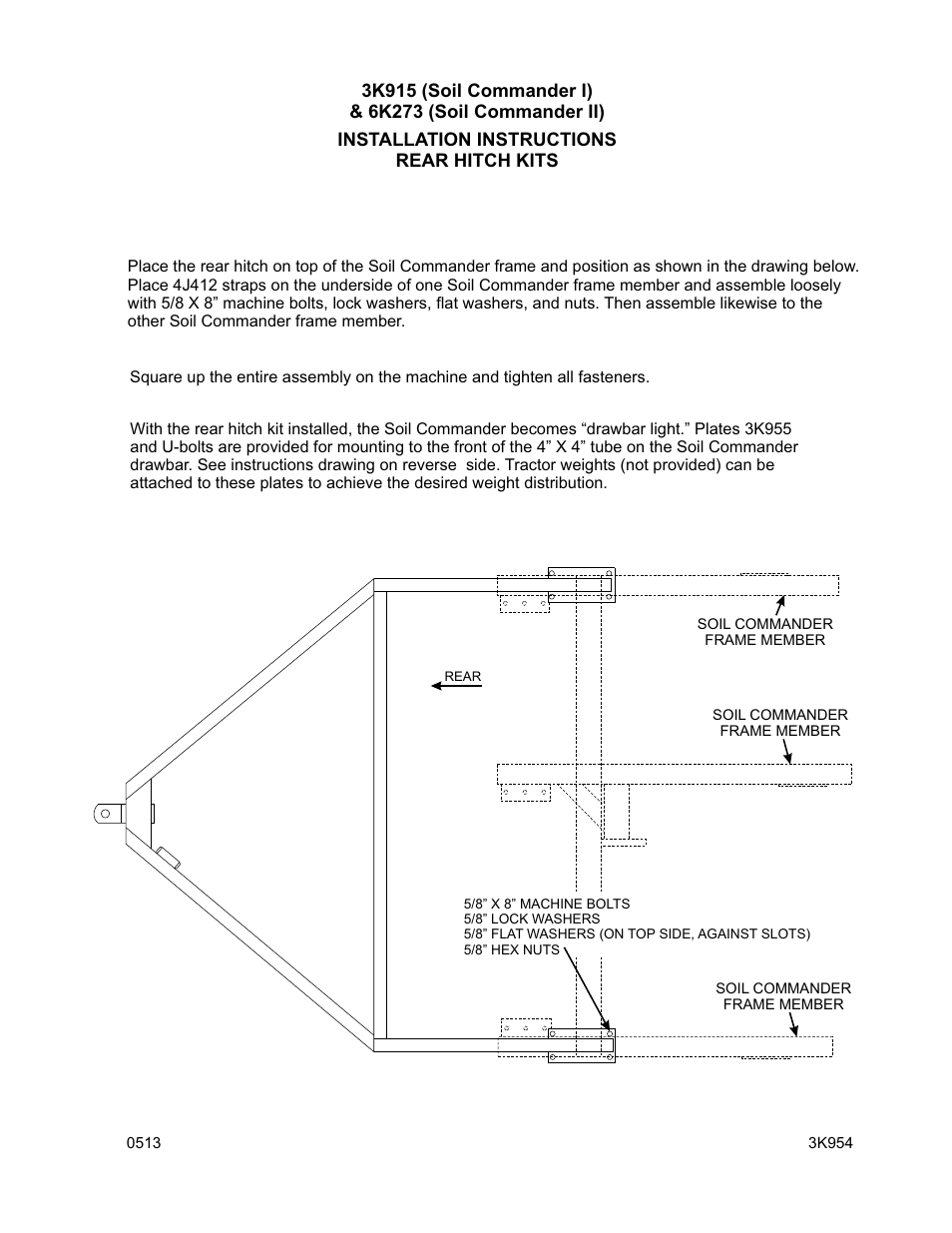 Landoll 6K273 (Soil Commander II) User Manual | 1 page