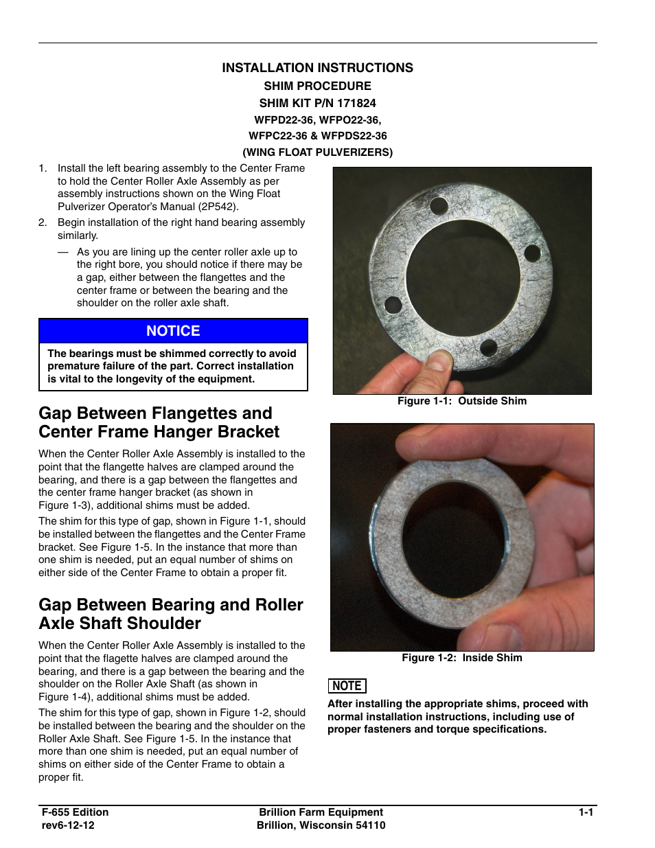 Landoll 171824 SHIM KIT User Manual | 4 pages