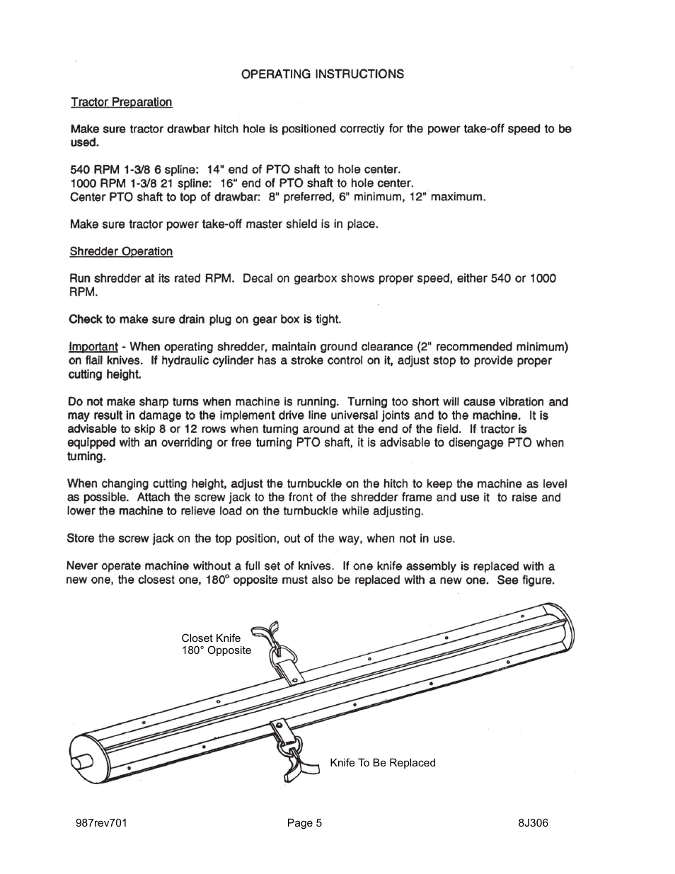 Landoll 1806/1806-1 FS, FSC, FSB Series Flail Shredder User Manual | Page 10 / 24