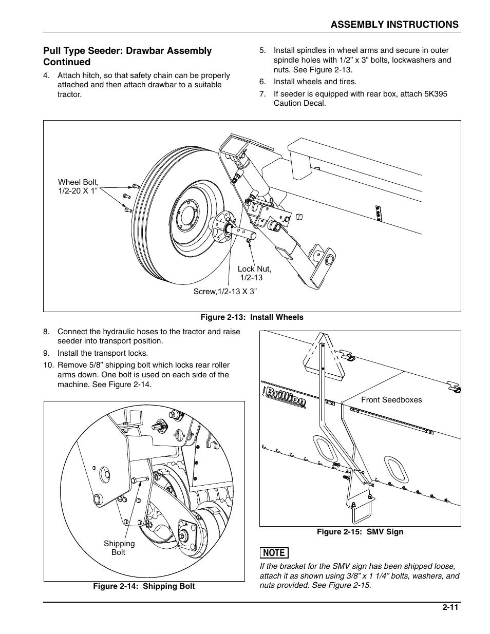 Landoll SL/SLB/SLP/SLPB/SLPB TURFMAKER III User Manual | Page 21 / 58