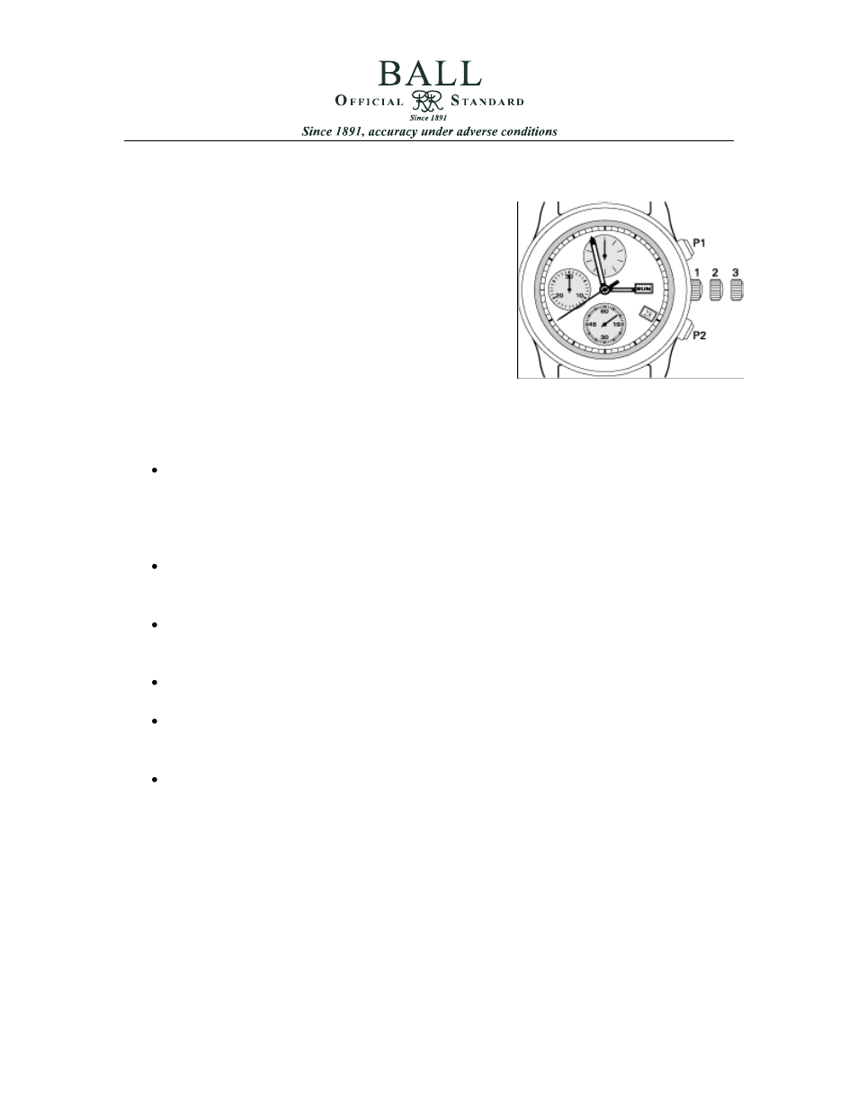 BALL Watch Watch User Manual | Page 3 / 7