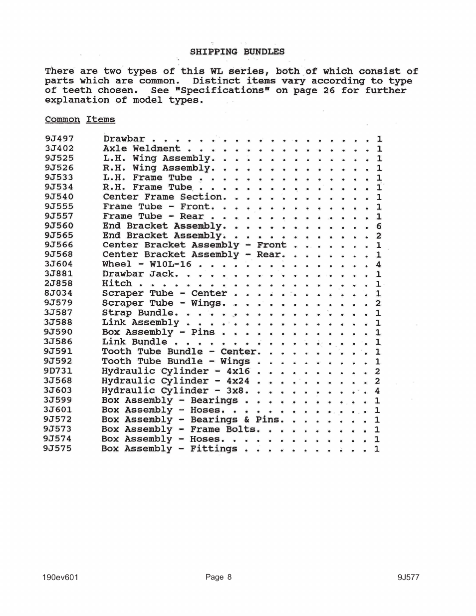 Landoll WLS360/WLS360-I Folding Pulvi-Mulcher User Manual | Page 11 / 48