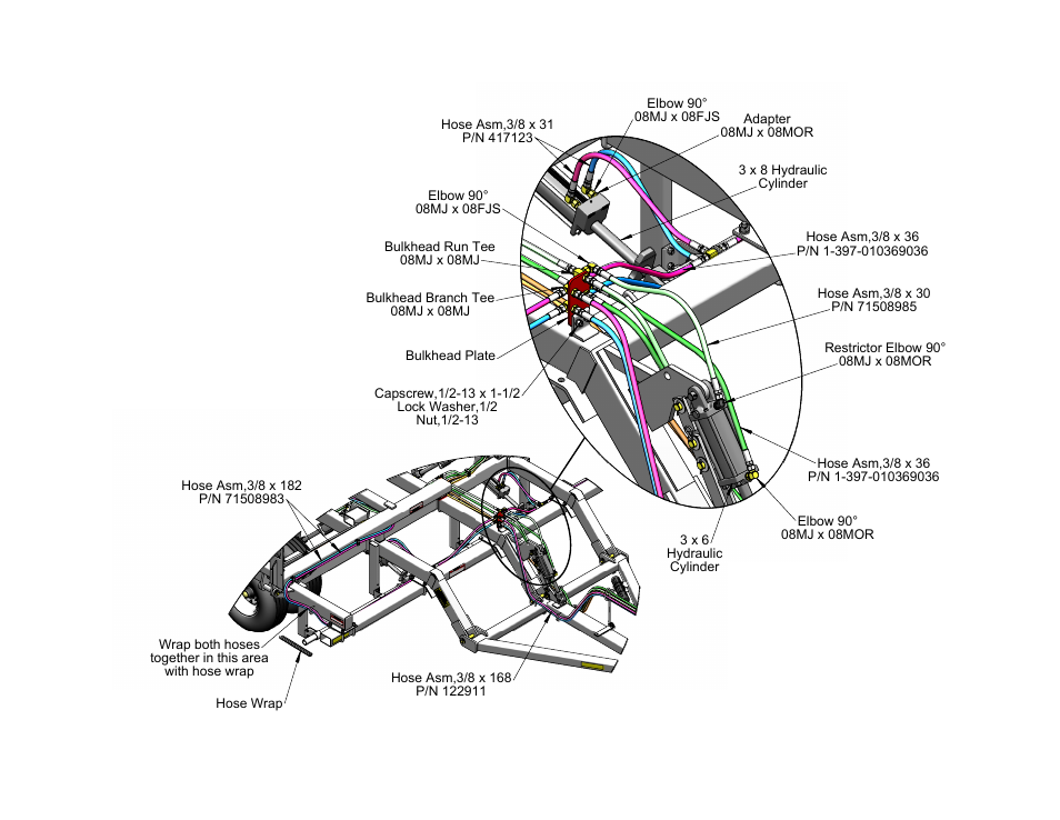 Sheet1, Drawing view2, Detail view a (1 : 12) | Landoll WLS360/WLS360-I Folding Pulvi-Mulcher User Manual | Page 21 / 48