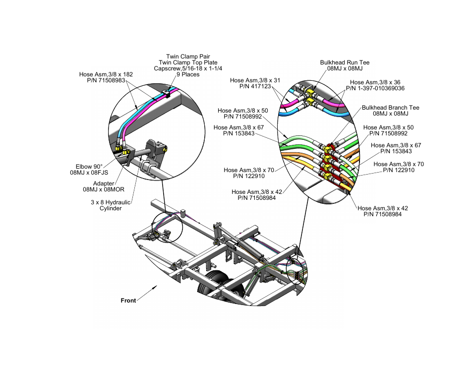 Sheet1, Drawing view1, Detail view a (1 : 8) | Detail view b (1 : 12) | Landoll WLS360/WLS360-I Folding Pulvi-Mulcher User Manual | Page 22 / 48