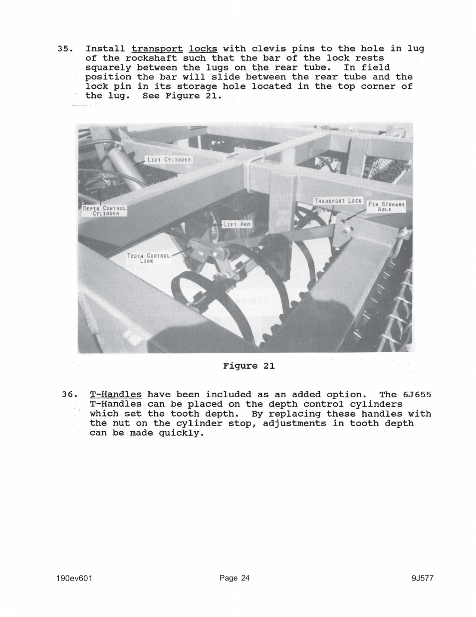 Landoll WLS360/WLS360-I Folding Pulvi-Mulcher User Manual | Page 37 / 48