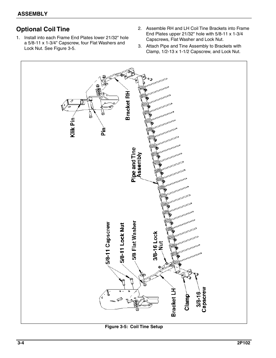 Optional coil tine | Landoll FPSBT-6 Food Plot Seeder User Manual | Page 24 / 42