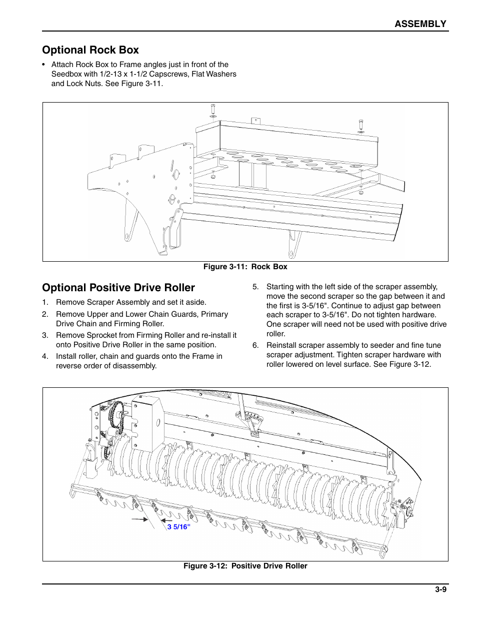 Optional rock box, Optional positive drive roller | Landoll FPSBT-6 Food Plot Seeder User Manual | Page 29 / 42