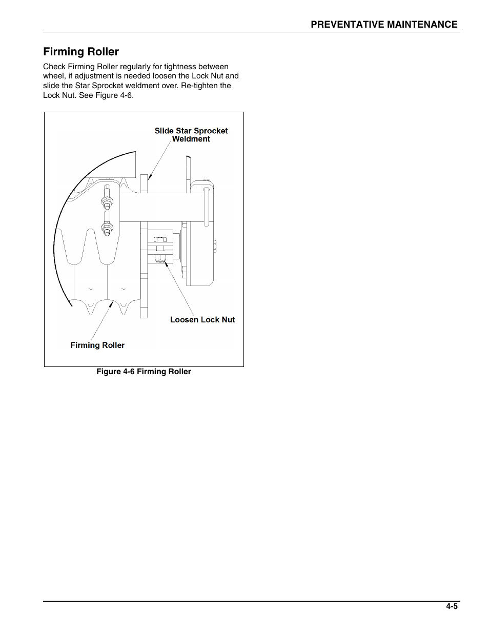 Firming roller | Landoll FPSBT-6 Food Plot Seeder User Manual | Page 35 / 42