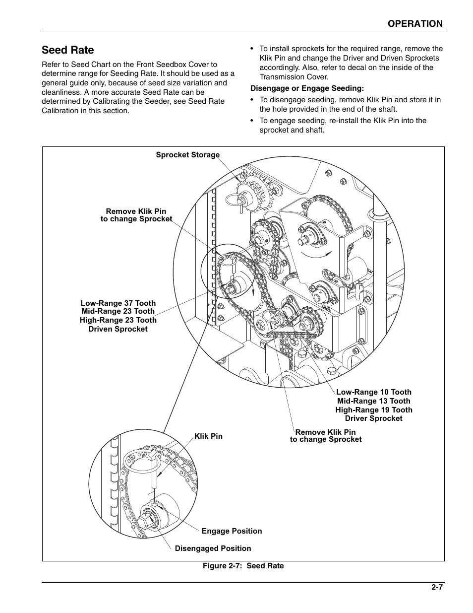 Seed rate | Landoll BPSB6 Till-N Seed User Manual | Page 21 / 56