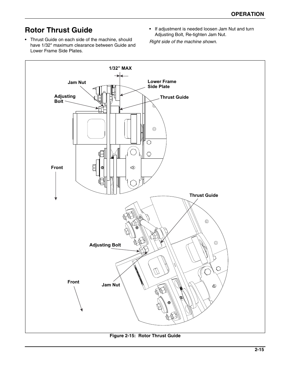 Rotor thrust guide | Landoll BPSB6 Till-N Seed User Manual | Page 29 / 56