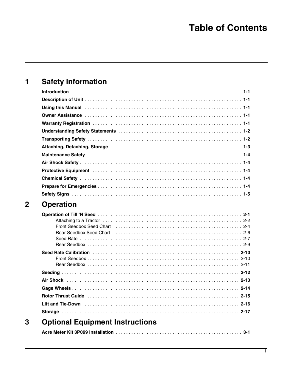 Landoll BPSB6 Till-N Seed User Manual | Page 3 / 56