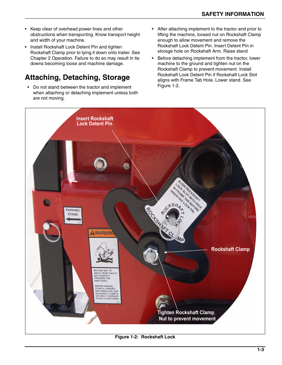 Attaching, detaching, storage | Landoll BPSB6 Till-N Seed User Manual | Page 7 / 56