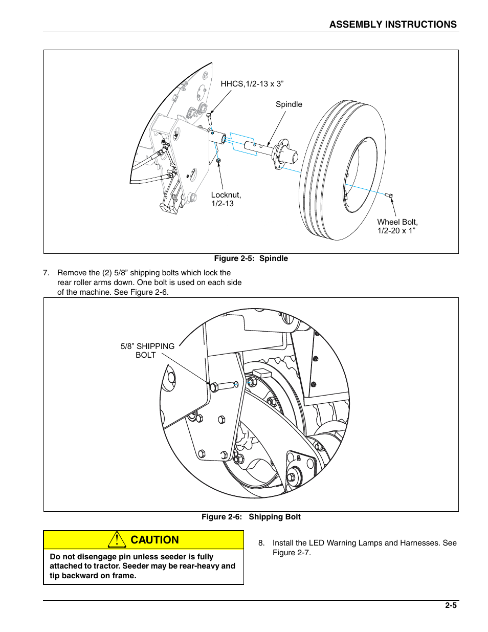 Caution | Landoll SS/SSB/SSP/SSBP 8, 10, 12 Sure Stand Seeder User Manual | Page 15 / 68