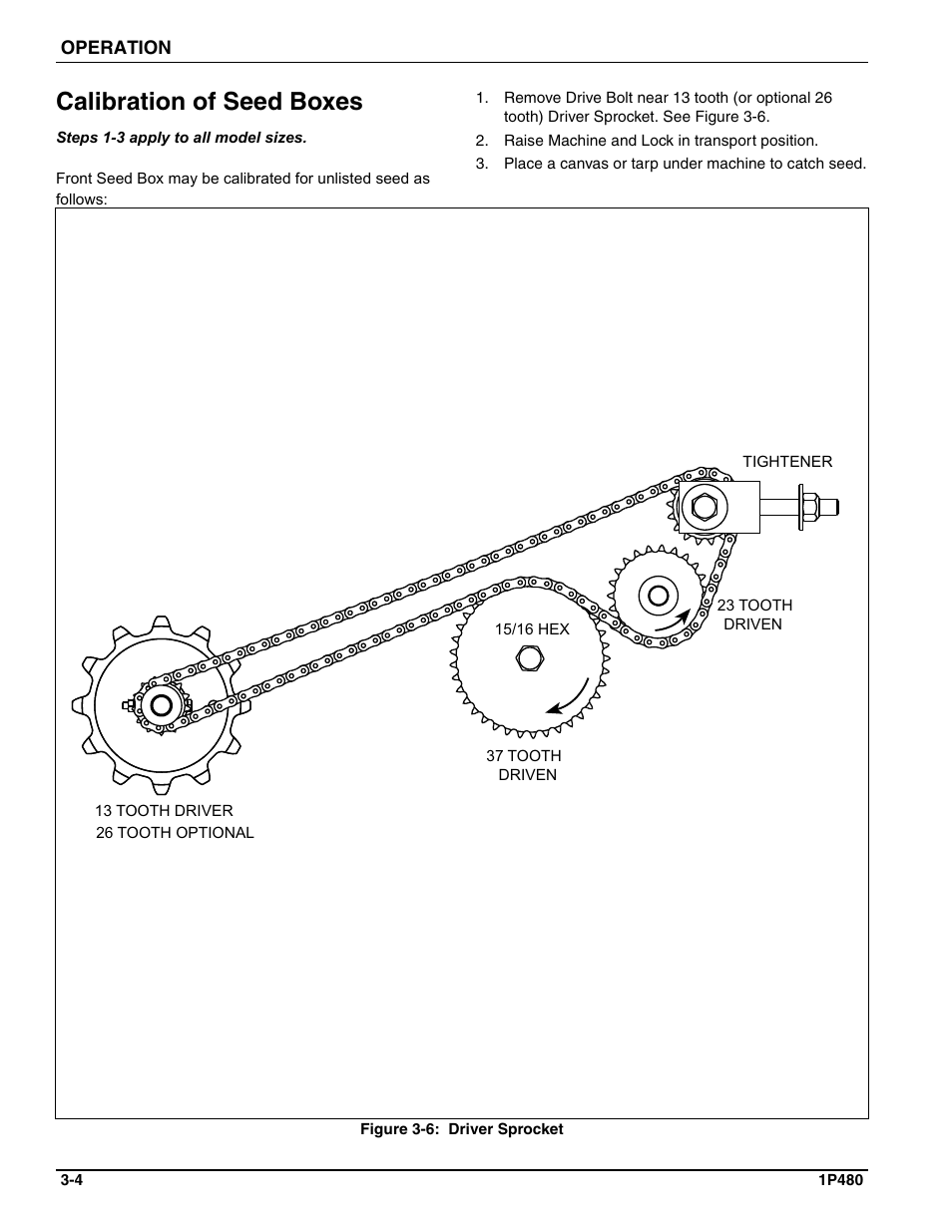 Calibration of seed boxes | Landoll SS/SSB/SSP/SSBP 8, 10, 12 Sure Stand Seeder User Manual | Page 42 / 68