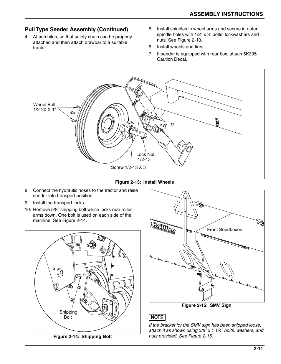 Landoll SSP2101 High Capacity Sure Stand Seeder User Manual | Page 21 / 54