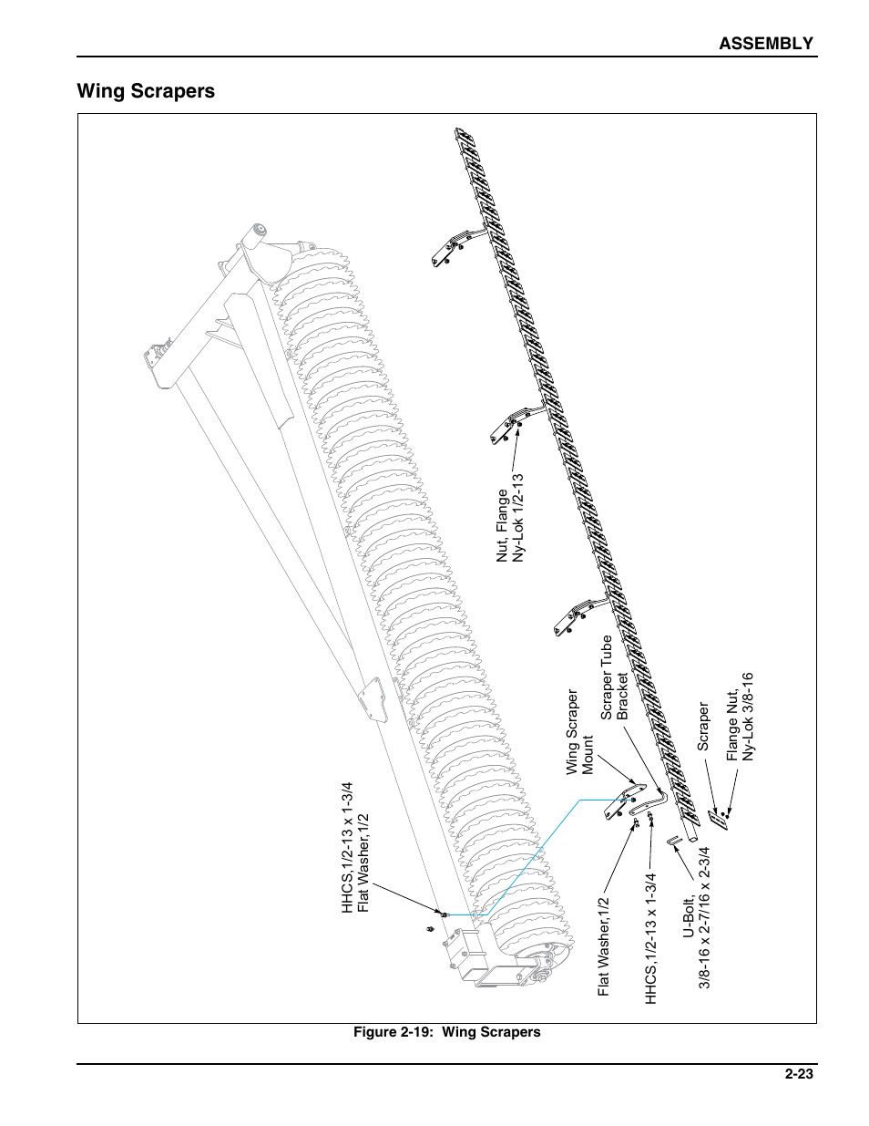 Wing scrapers | Landoll WFPC38-52 Wing Float Pulverizer User Manual | Page 37 / 58