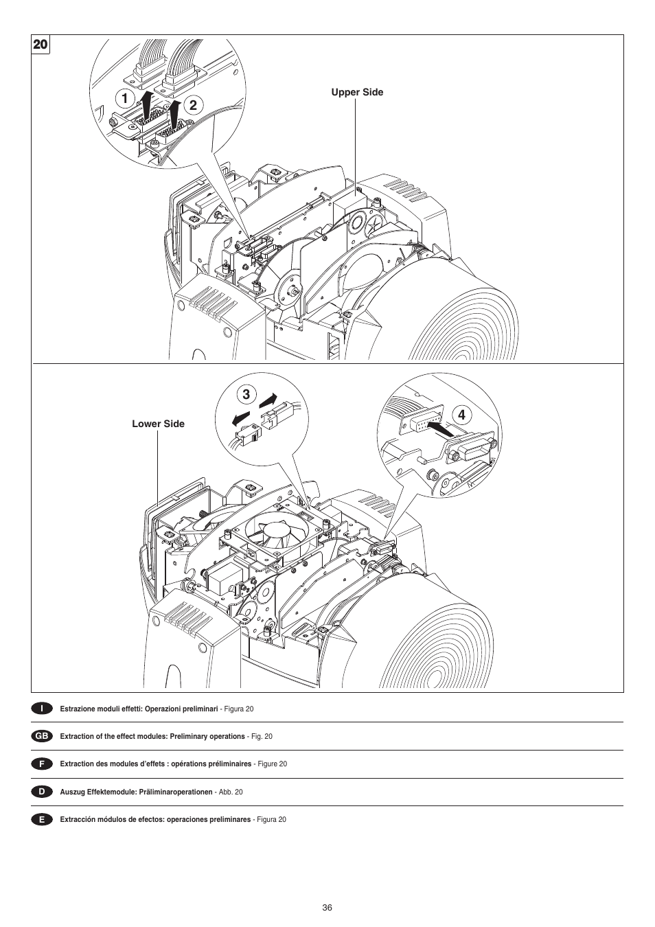 Clay Paky ALPHA BEAM C61093 User Manual | Page 36 / 40