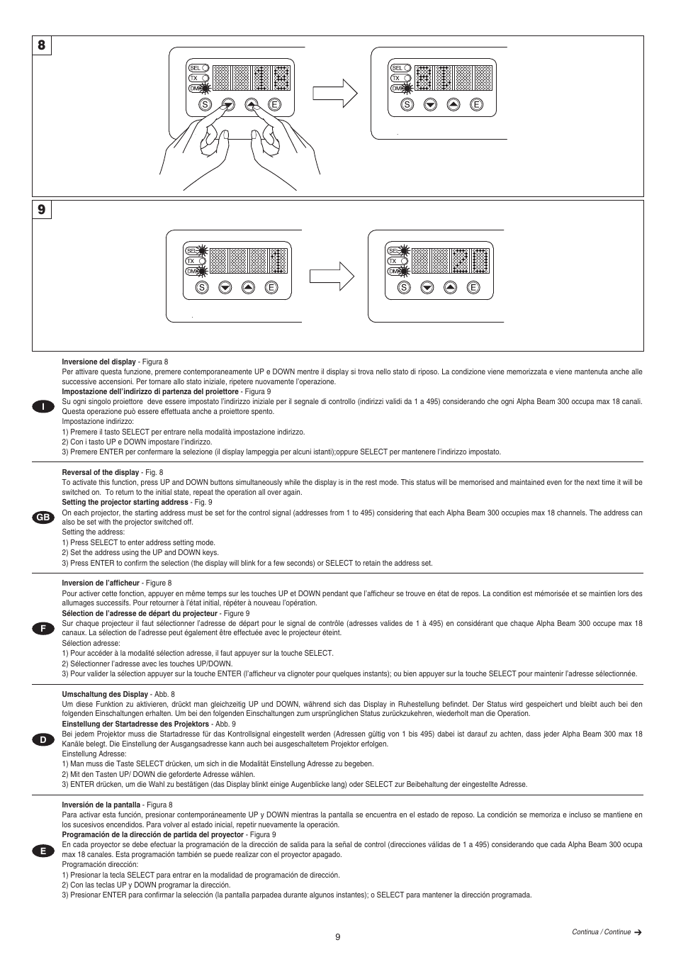 Clay Paky ALPHA BEAM C61093 User Manual | Page 9 / 40