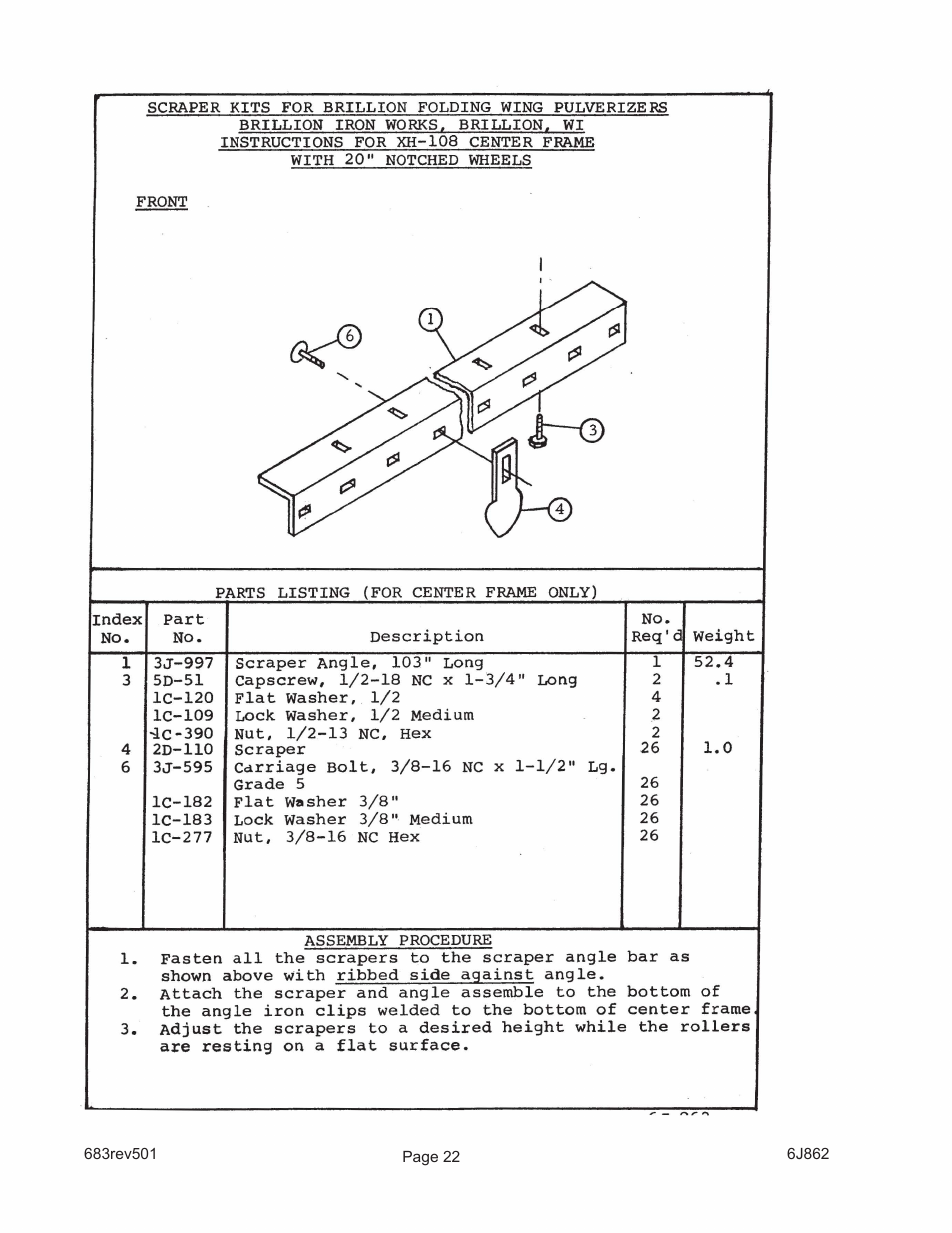 Landoll XO108/XO108-1 X-Fold Pulverizer User Manual | Page 34 / 40