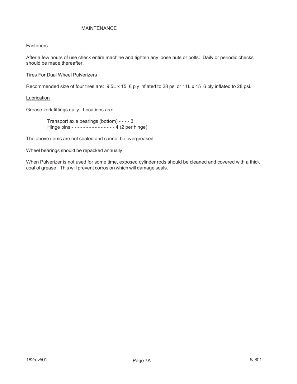 Landoll XL144/XLC144/XLD144/XLH144/XLO144 X-Fold Pulverizer User Manual | Page 12 / 46