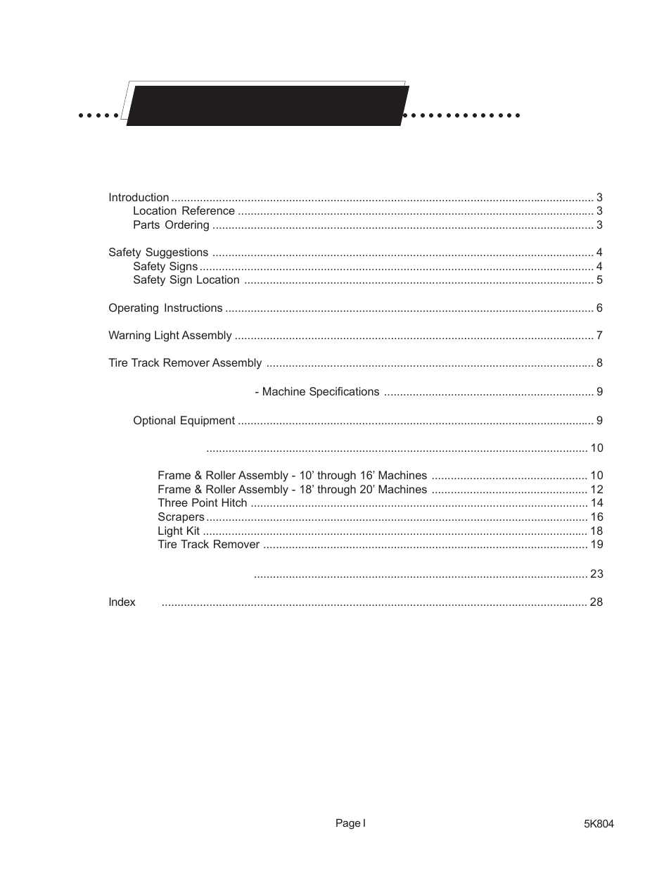 Pick-up, Pulverizers | Landoll PPO Series 10 through 20 Pick-up Pulverizer User Manual | Page 3 / 42