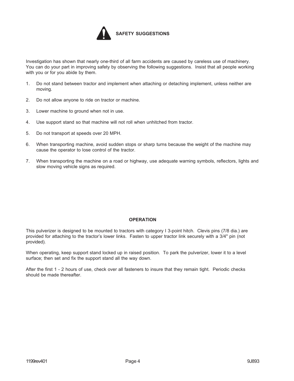 Landoll PP-8 Pulverizer User Manual | Page 6 / 16
