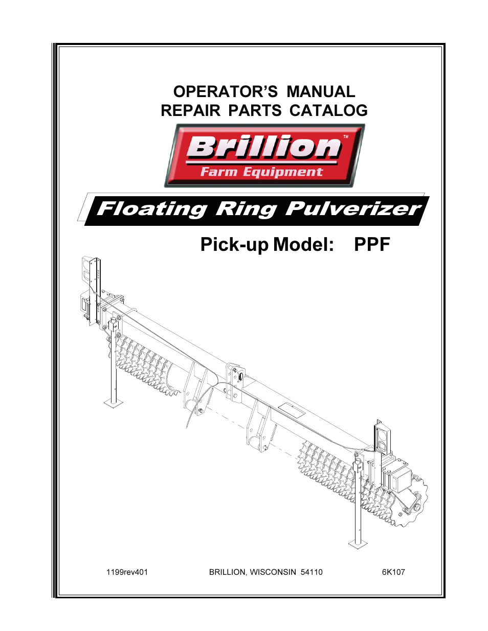 Landoll PPF Floating Ring Pulverizer User Manual | 24 pages