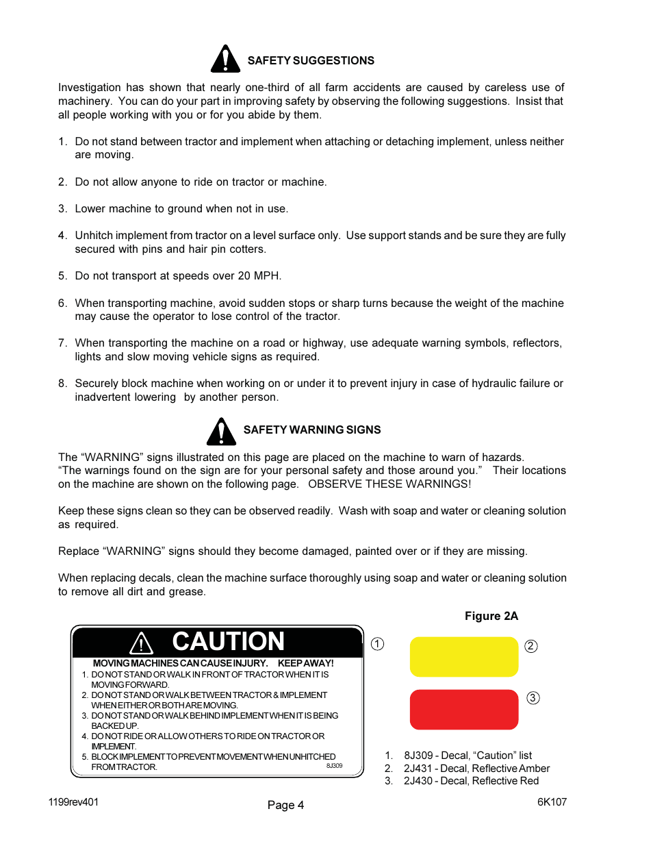 Caution | Landoll PPF Floating Ring Pulverizer User Manual | Page 6 / 24
