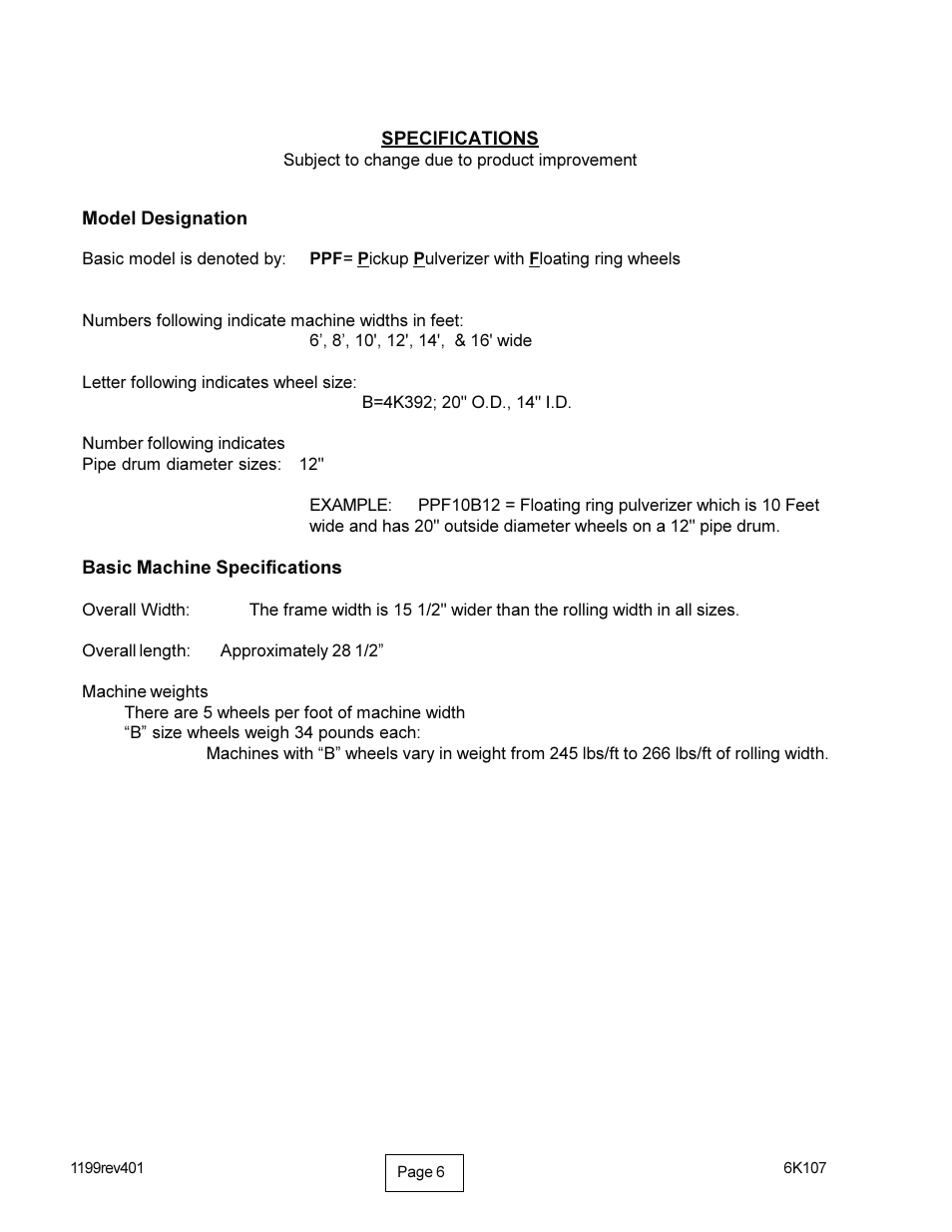 Landoll PPF Floating Ring Pulverizer User Manual | Page 8 / 24
