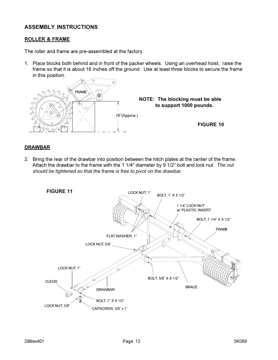 Assembly instructions | Landoll PFT Floating Ring Pulverizer User Manual | Page 14 / 20
