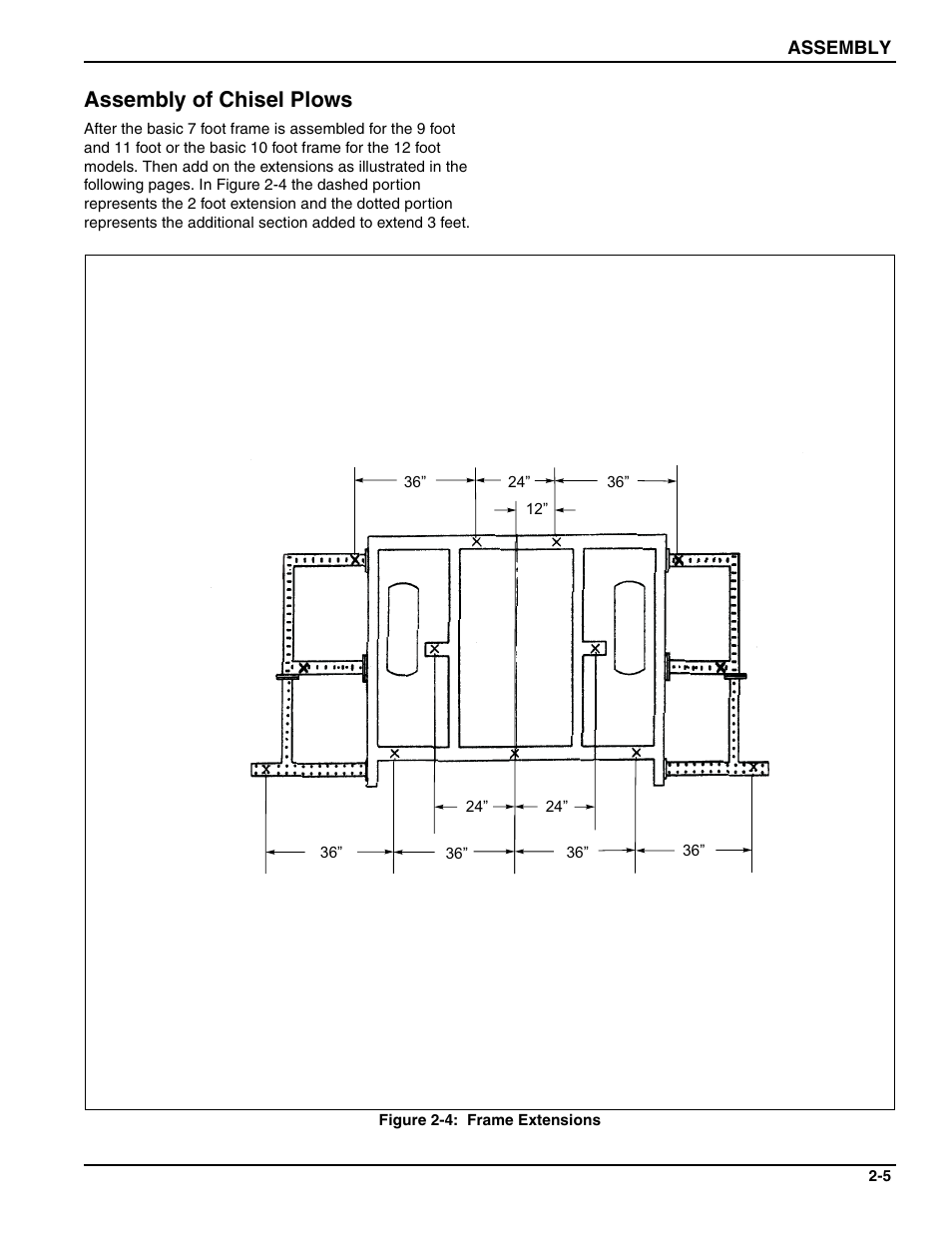 Assembly of chisel plows | Landoll CPP7-03 through CPP12-03 Chisel Plow User Manual | Page 13 / 30