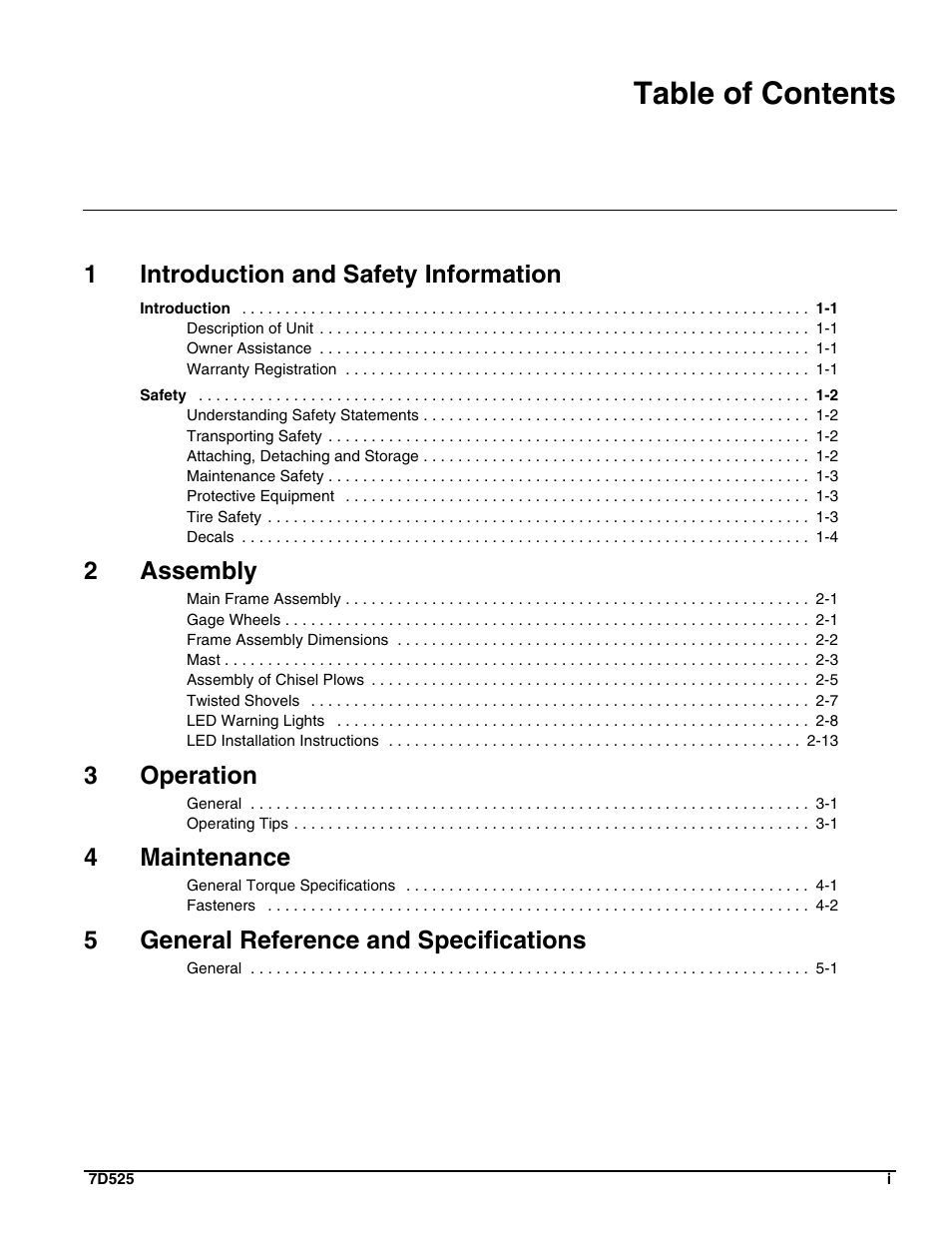 Landoll CPP7-03 through CPP12-03 Chisel Plow User Manual | Page 3 / 30