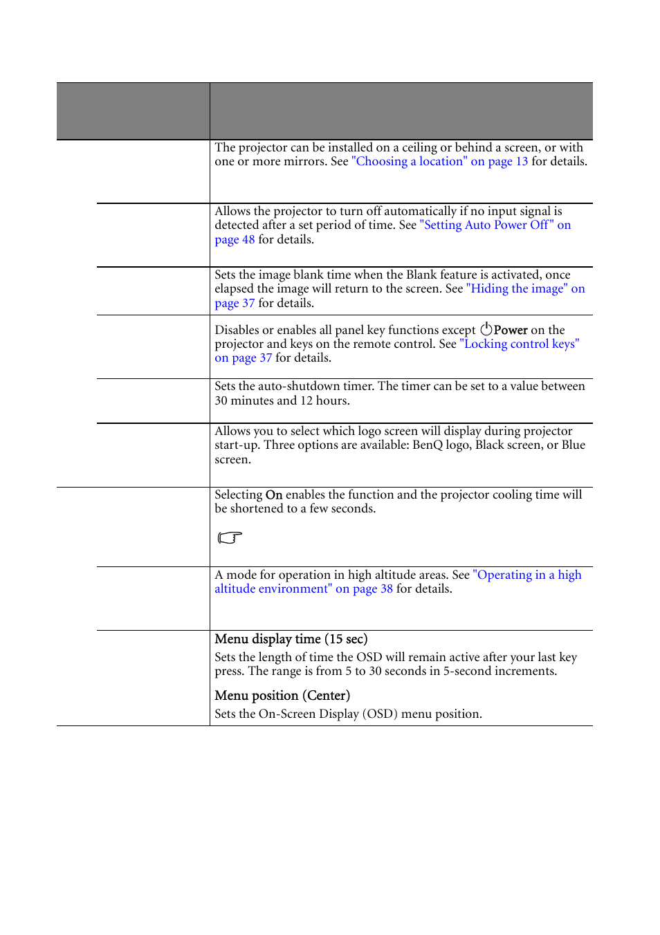 BenQ MP522 User Manual | Page 44 / 59