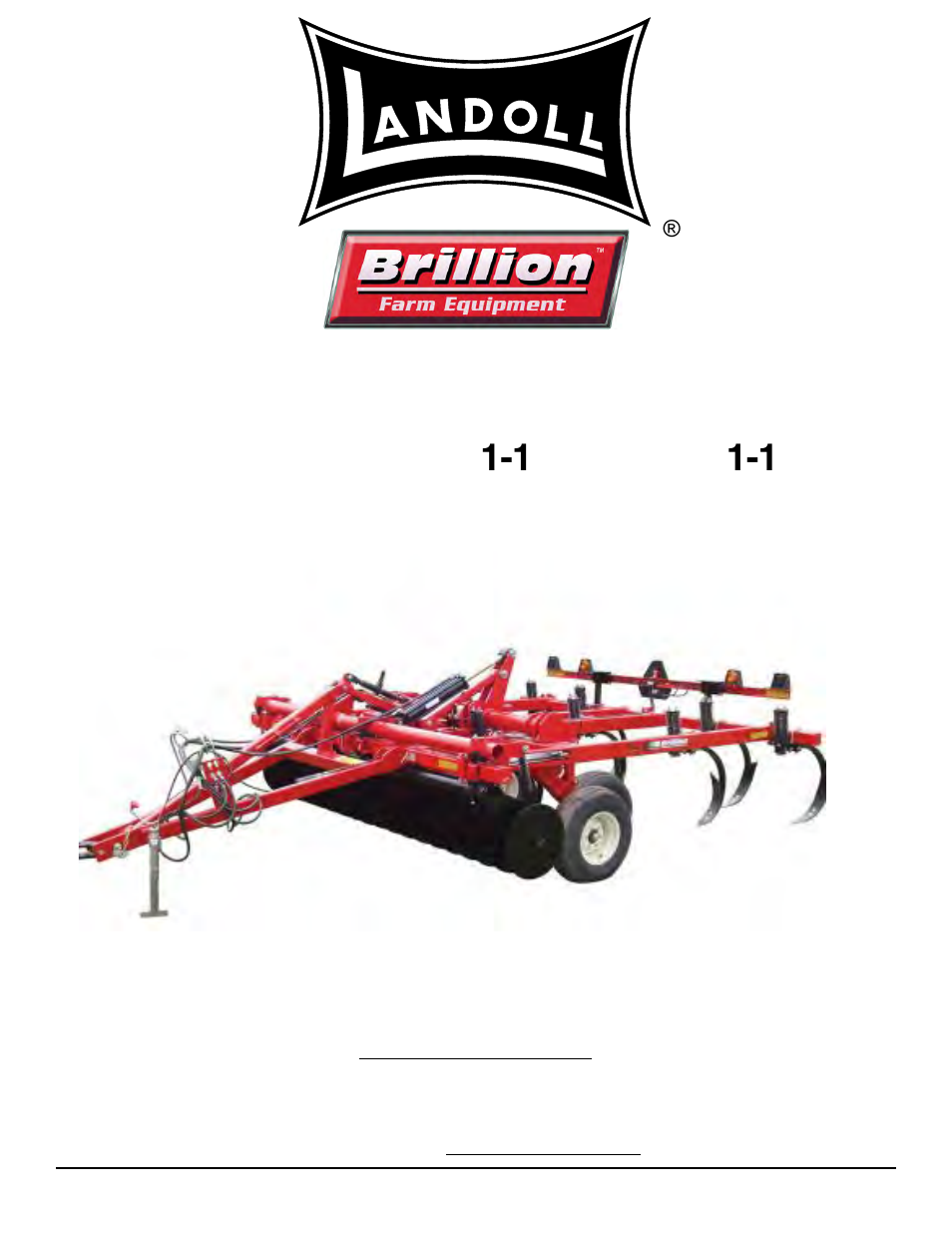 Landoll HSB 71-1 through 131-1 SOIL BUILDER Coulter Chisel - Extended Frame User Manual | 42 pages