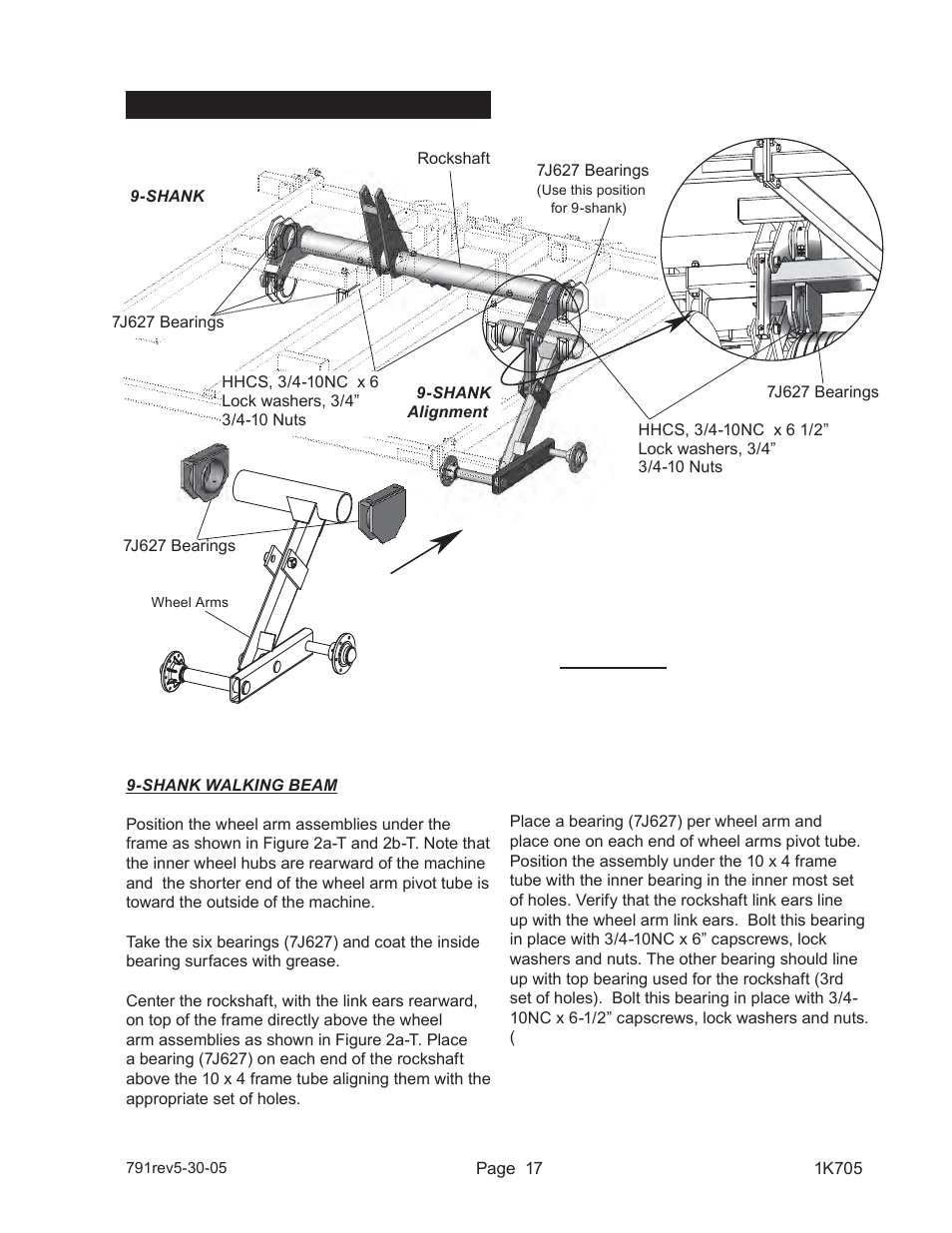 Landoll HSB 71-1 through 131-1 SOIL BUILDER Coulter Chisel - Extended Frame User Manual | Page 19 / 42