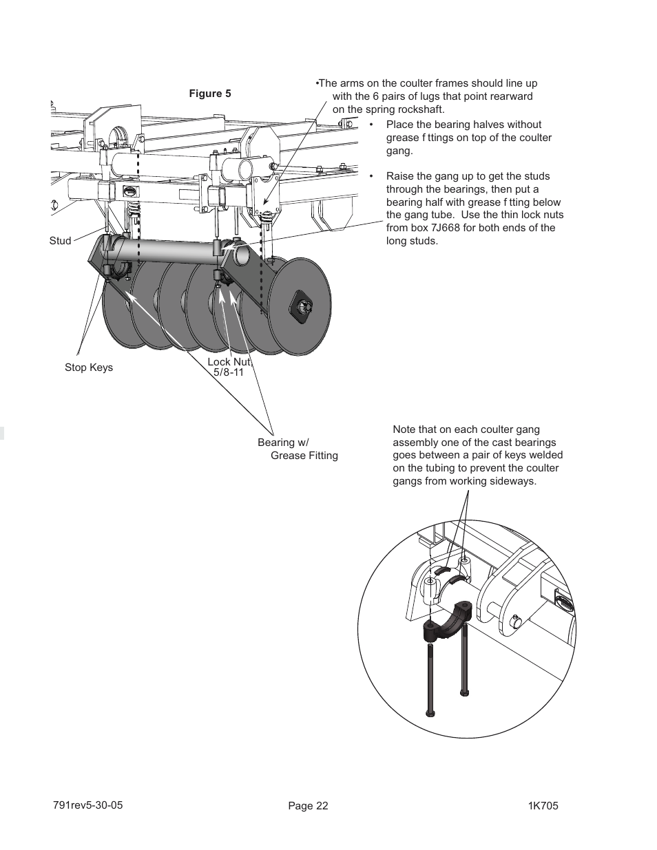 Landoll HSB 71-1 through 131-1 SOIL BUILDER Coulter Chisel - Extended Frame User Manual | Page 24 / 42