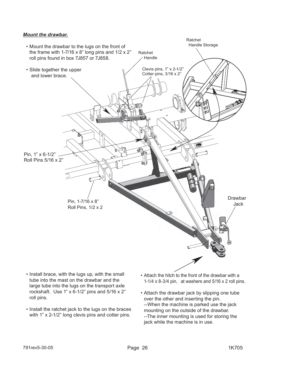 Landoll HSB 71-1 through 131-1 SOIL BUILDER Coulter Chisel - Extended Frame User Manual | Page 28 / 42