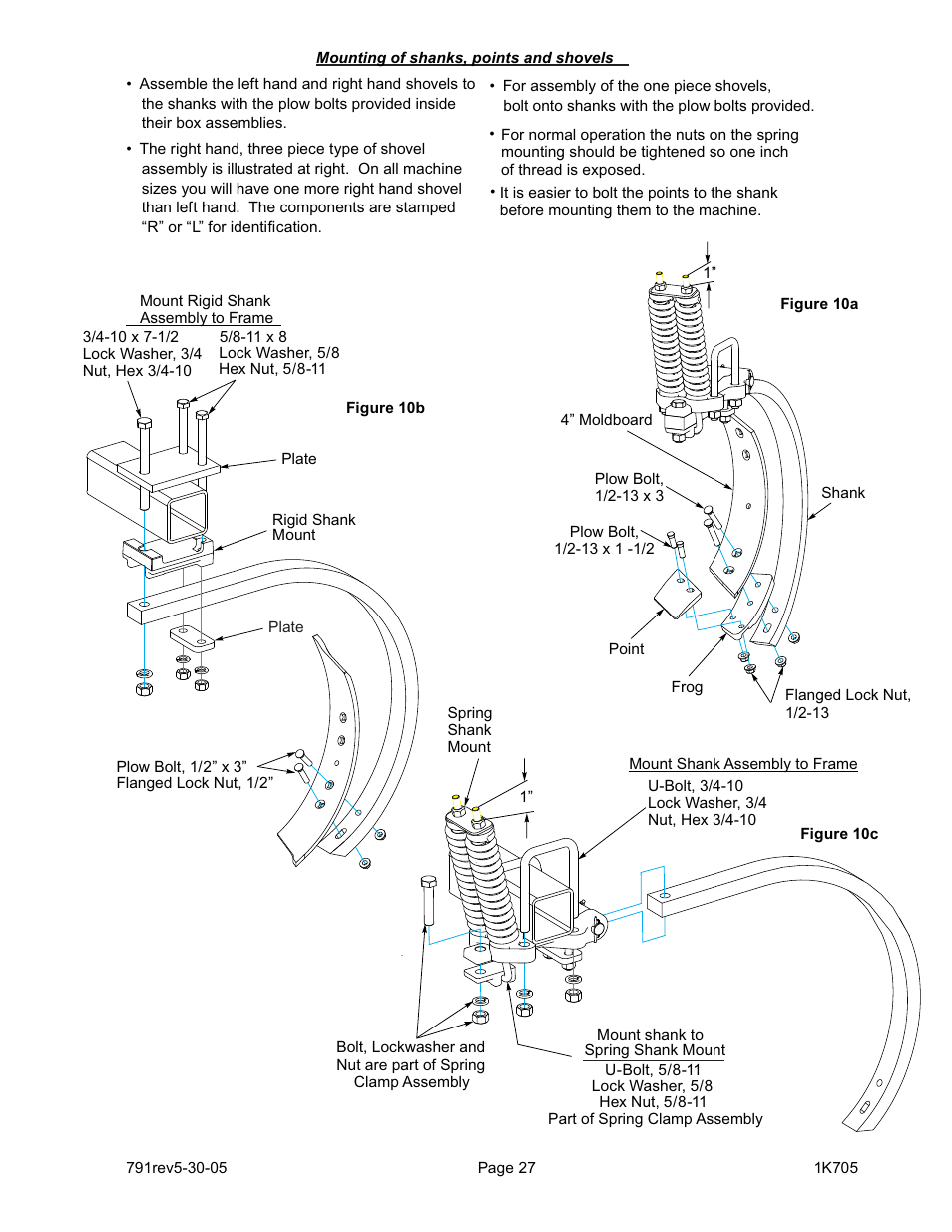 Landoll HSB 71-1 through 131-1 SOIL BUILDER Coulter Chisel - Extended Frame User Manual | Page 29 / 42