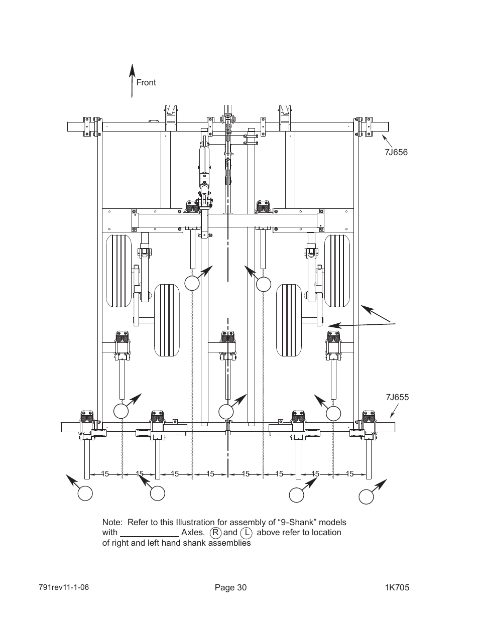 Landoll HSB 71-1 through 131-1 SOIL BUILDER Coulter Chisel - Extended Frame User Manual | Page 32 / 42