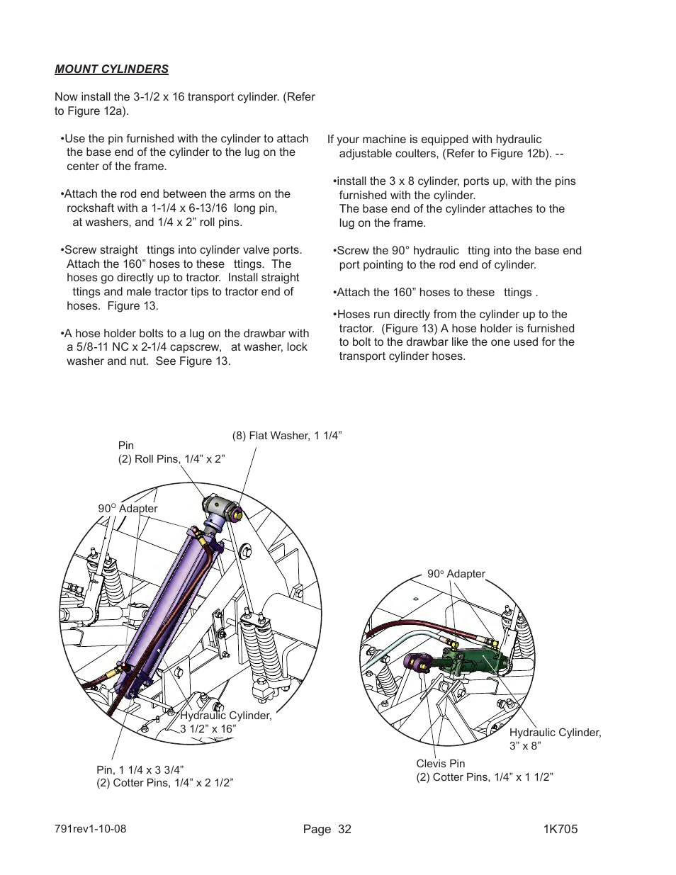 Landoll HSB 71-1 through 131-1 SOIL BUILDER Coulter Chisel - Extended Frame User Manual | Page 34 / 42