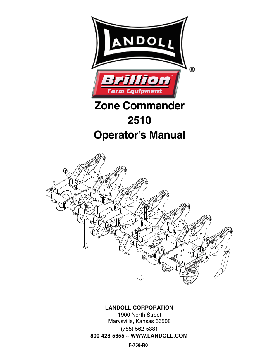 Landoll 2510 Zone Commander User Manual | 40 pages