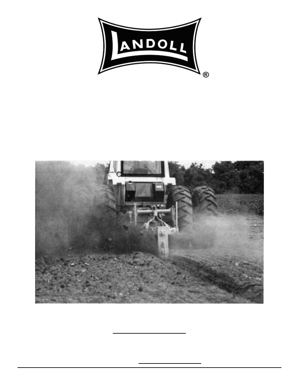 Landoll D4P Power Ditcher User Manual | 24 pages