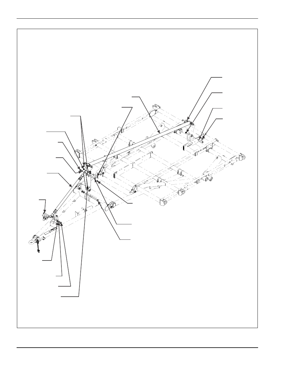 Figure 3-2: leveling linkage assembly | Landoll 9650 Field Cultivator User Manual | Page 44 / 88