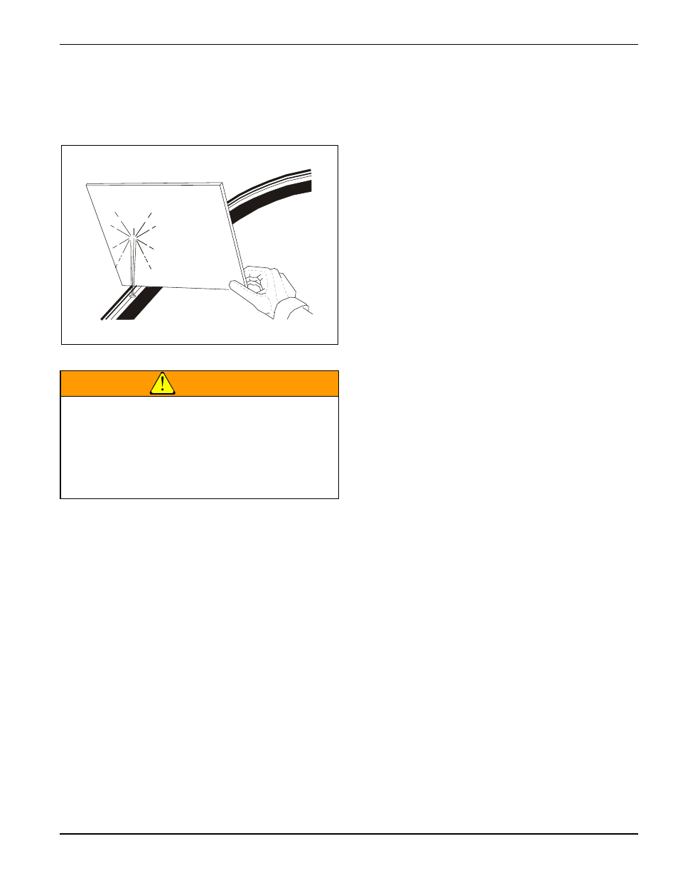 Hydraulic fold system, Figure 4-3: hydraulic leak detection, Warning | Landoll 9650 Field Cultivator User Manual | Page 69 / 88